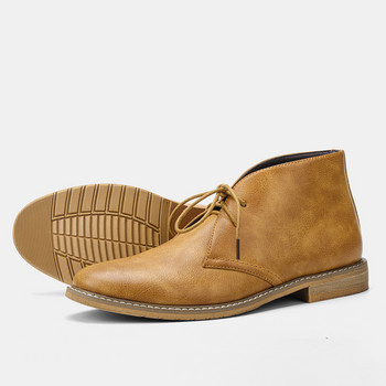 vintage δερμάτινα παπούτσια για άντρες ανδρικά casual παπούτσια 2023 μάρκας Outdoor αντιολισθητικά ανθεκτικά στη φθορά Μοκασίνια μεγάλου μεγέθους