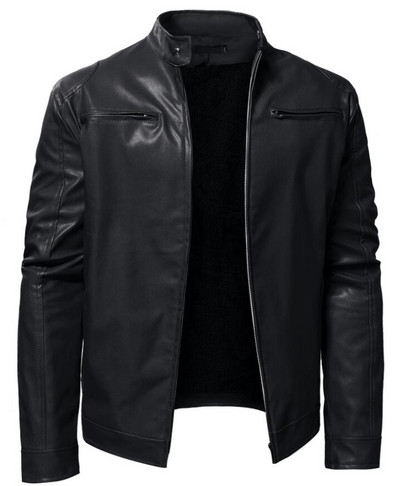 Pánske červené kožené bundy, steampunk vintage čierny zips z umelej kože, vrchné oblečenie pre motocyklistov, vetrovka pre bombery, veľkosť M-5XL