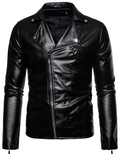 Pánske červené kožené bundy, steampunk vintage čierny zips z umelej kože, vrchné oblečenie pre motocyklistov, vetrovka pre bombery, veľkosť M-5XL