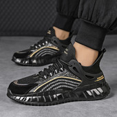 Ανδρικά παπούτσια Vulcanize Summer 2023 Breathable Ανδρικά παπούτσια Casual Απαλά άνετα παπούτσια μόδας Ευέλικτα αθλητικά παπούτσια για τρέξιμο