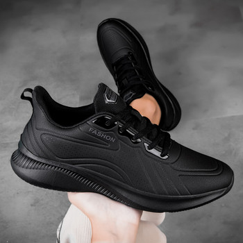 Ежедневни маратонки с връзки за мъже 2023 Мъжки обувки Плитки удобни маратонки Модни обувки против плъзгане Мъжки Zapatillas De Hombre