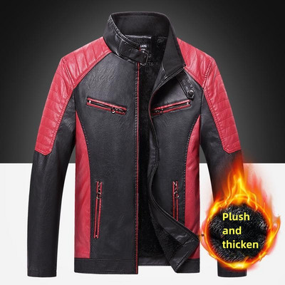 Tanka proljetna i jesenska ležerna muška kožna odjeća Modna spojena motociklistička retro kožna jakna Muška odjeća