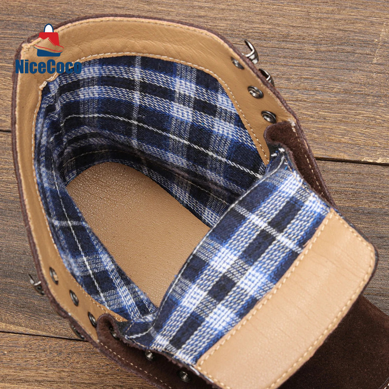 Παπούτσια για Ανδρικές Μπότες Αμερικάνικου στιλ Αλεξιπτωτιστικές Μπότες Μαλακό δέρμα Ανδρικές χειμερινές μπότες 1016