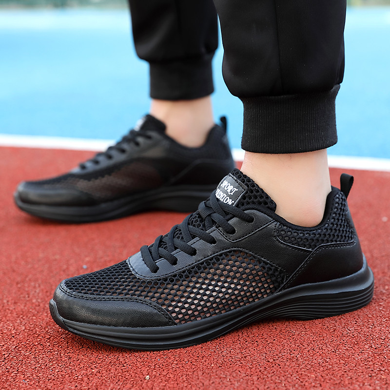 Ανδρικά αθλητικά παπούτσια Ανδρικά παπούτσια Ανδρικά παπούτσια για τρέξιμο Ανδρικά παπούτσια casual Ανδρικά αθλητικά αθλητικά παπούτσια Μαύρα μονόχρωμα γυμναστήρια Μέγεθος 39-46