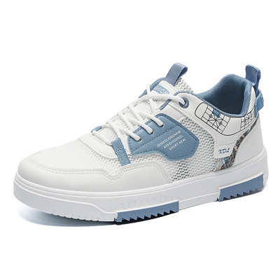 Proljeće 2023. Mrežaste debele donjice na vezanje, ležerne, moderne, neklizajuće, udobne mekane donjice, svestrani trend muških tenisica