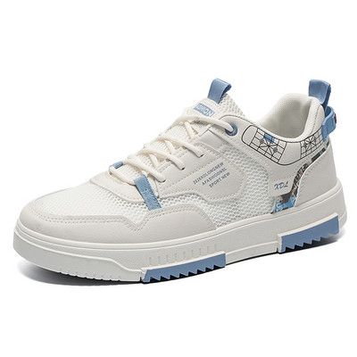 Proljeće 2023. Mrežaste debele donjice na vezanje, ležerne, moderne, neklizajuće, udobne mekane donjice, svestrani trend muških tenisica