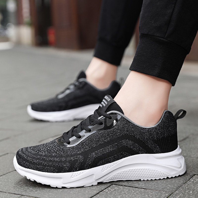 Fashion Ανδρικά αθλητικά παπούτσια 2023 Mesh Casual Παπούτσια Lac-up Αναπνεύσιμα ελαφριά αθλητικά παπούτσια περπατήματος Ανδρικά παπούτσια Μέγεθος Zapatos De Dama