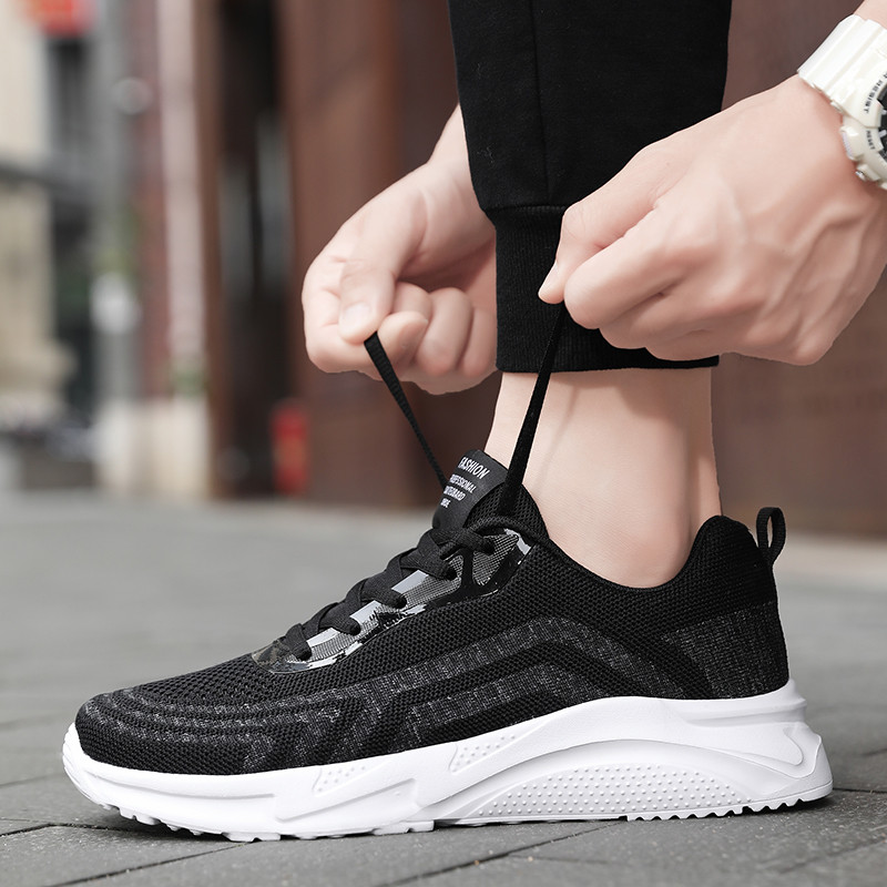Fashion Ανδρικά αθλητικά παπούτσια 2023 Mesh Casual Παπούτσια Lac-up Αναπνεύσιμα ελαφριά αθλητικά παπούτσια περπατήματος Ανδρικά παπούτσια Μέγεθος Zapatos De Dama