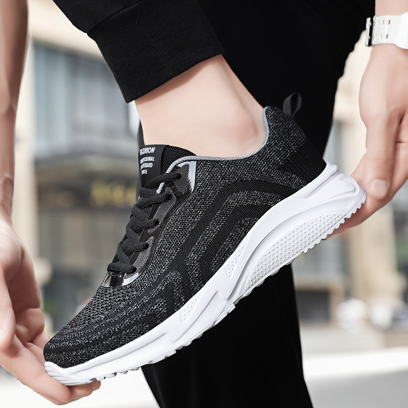 Fashion Ανδρικά αθλητικά παπούτσια 2023 Mesh Casual Παπούτσια Lac-up Αναπνεύσιμα ελαφριά αθλητικά παπούτσια περπατήματος Ανδρικά παπούτσια Μέγεθος Zapatos De Dama