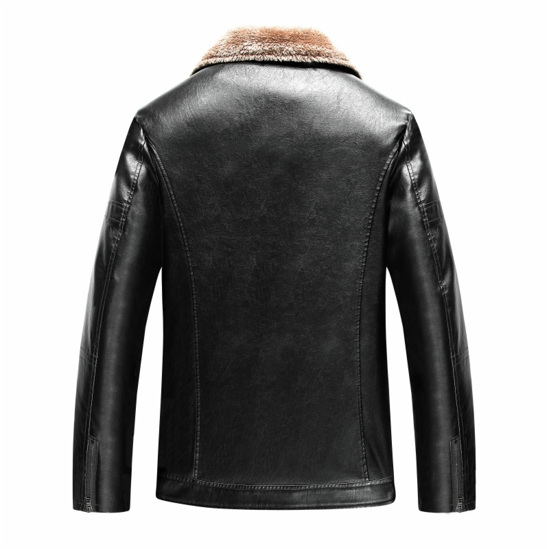 Muške kožne jakne Motociklistička PU jakna Muški baršunasti ležerni kaput Topla robna marka Muška muška jakna Vjetrootporan vanjski kaput