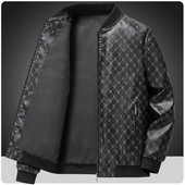 Muška vintage pu kožna jakna 2023 Muška nova biciklistička kožna jakna muški motociklistički lagani bomber kaput proljeće jesen Pu kaput