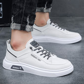 Pantofi casual pentru bărbați, pantofi pentru bărbați, la modă, cu șireturi, confort pentru studenți, sport, mari, pantofi vulcanizați