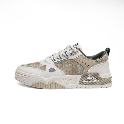 Zimske ravne muške cipele Ležerne vanjske tople baršunaste cipele na vezanje za muškarce Neklizajuće, prozračne, izdržljive Zapatillas De Hombre