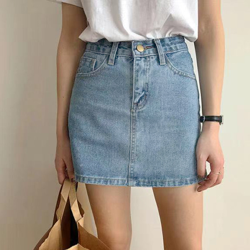 Ženska kratka mini traper suknja s visokim strukom, modne seksi traper suknje 2022