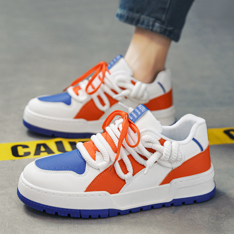 Hrubá podrážka, všestranná, neohrabaná teniska pre mužov 2023, nový trend, sieťovaná šnurovacia priedušná ležérna športová obuv, zvýšená odolnosť