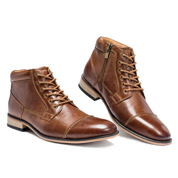 VRYHEID Ανδρικές Μπότες Υψηλής Ποιότητας Κλασικό Casual ψηλά παπούτσια Μόδα Φθινοπωρινό Χειμώνα Chukka Μποτάκι 40-50