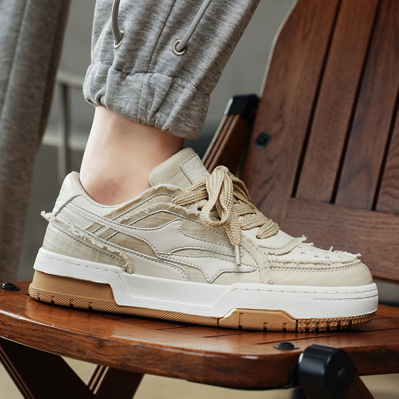 Pánske ležérne ploché tenisky so šnurovaním, ľahké pánske topánky, nové 2023, outdoorové priedušné športové topánky, odolné, tenisky pre mužov