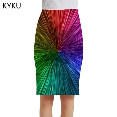 Fuste cu flori de trandafir de marca KYKU Fuste 3d cu flori pentru femei Fuste 3d romantice, elegante, roșii, fuste pentru femei, vară, petrecere cool Nou