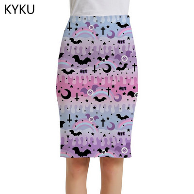 Fuste cu flori de trandafir de marca KYKU Fuste 3d cu flori pentru femei Fuste 3d romantice, elegante, roșii, fuste pentru femei, vară, petrecere cool Nou