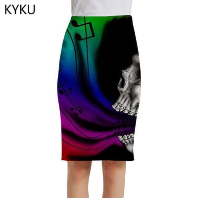Fuste cu flori de trandafir de marca KYKU Fuste 3d cu flori pentru femei Fuste 3d romantice, elegante, roșii, fuste pentru femei, vară, petrecere cool Nou