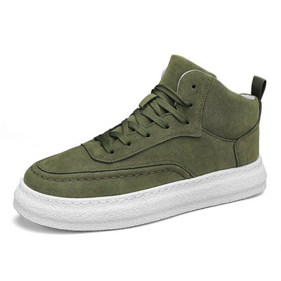 Bărbați pantofi casual pentru bărbați Nou în înaltă pantofi pentru bărbați Pantofi cu platformă cu vârf rotund Pantofi sport la modă respirabili Cele mai vândute în
