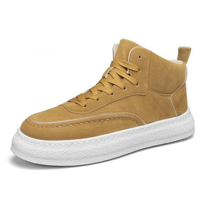 Bărbați pantofi casual pentru bărbați Nou în înaltă pantofi pentru bărbați Pantofi cu platformă cu vârf rotund Pantofi sport la modă respirabili Cele mai vândute în