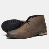 Ολόσωμες δερμάτινες ανδρικές μπότες Chukka Μεγάλο μέγεθος Desert Boots Ankle Casual παπούτσια