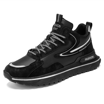 Нови модни мъжки обувки Плоски дишащи ежедневни маратонки Маратонки 2023 Мъжки спортни маратонки Неплъзгащи се спортни обувки Обувки за мъже