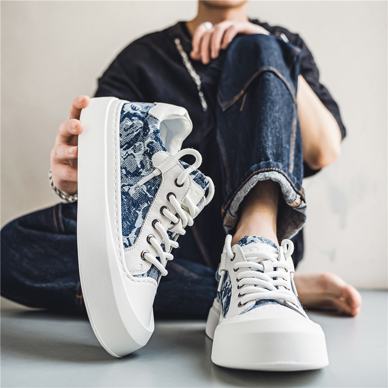 Pánske ležérne plátené topánky, nové jarné, ploché, so šnurovaním, priedušné, módne, vonkajšie, protišmykové, pohodlné, všestranné, pánske topánky