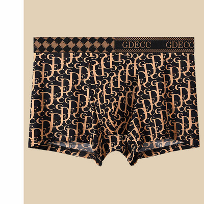 [Bloom the love] Bokserice s markiranim printom Muško donje rublje Seksi gaćice Muške bokserice Bokserice Muške muške gaćice plus veličina L-3XL E-S250