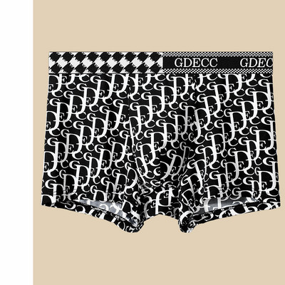 [Bloom the love] Bokserice s markiranim printom Muško donje rublje Seksi gaćice Muške bokserice Bokserice Muške muške gaćice plus veličina L-3XL E-S250