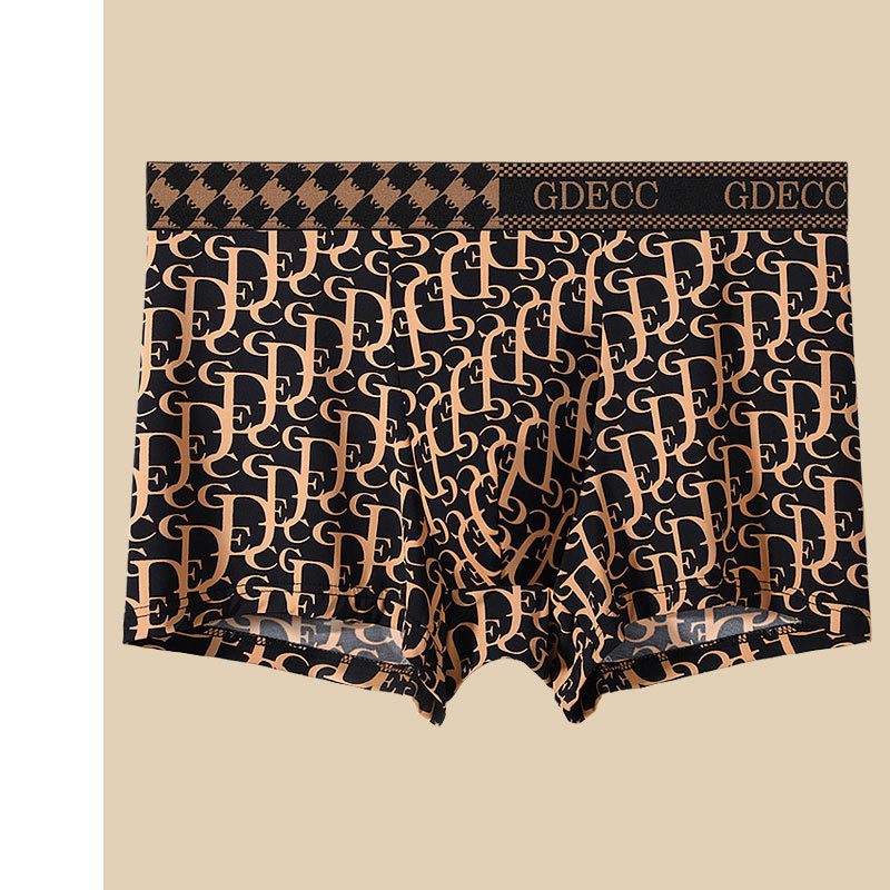 [Bloom the love] Bokserice s markiranim printom Muško donje rublje Seksi gaćice Muške bokserice Bokserice Muške muške gaćice plus veličina L-3XL E-S250