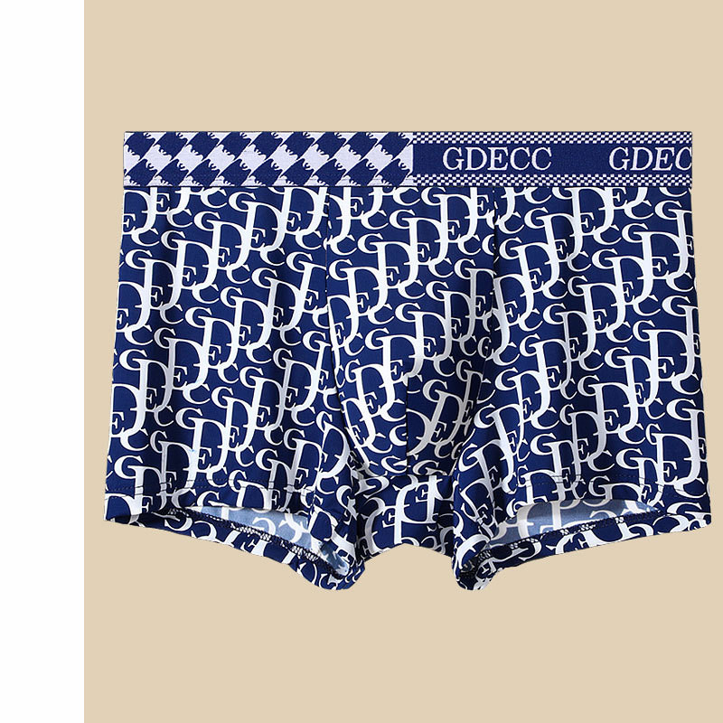 [Bloom the love] Bokserice s markiranim printom Muško donje rublje Seksi gaćice Muške bokserice Bokserice Muške muške gaćice plus veličina L-3XL E-S250