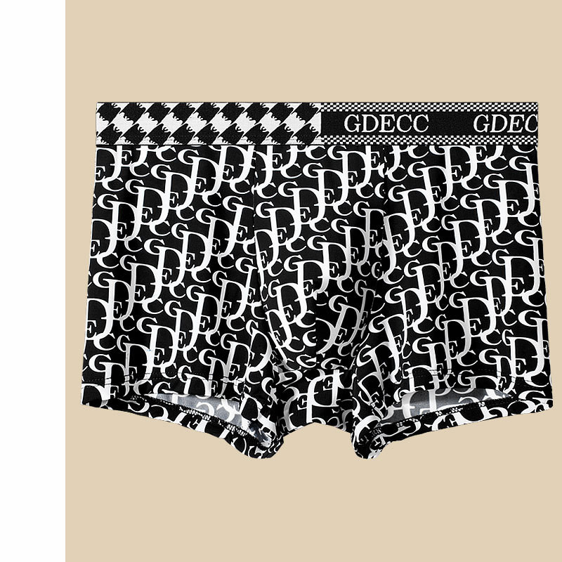 [Bloom the love] Bokserice s markiranim printom Muško donje rublje Seksi gaćice Muške bokserice Bokserice Muške muške gaćice plus veličina L-3XL E-S250