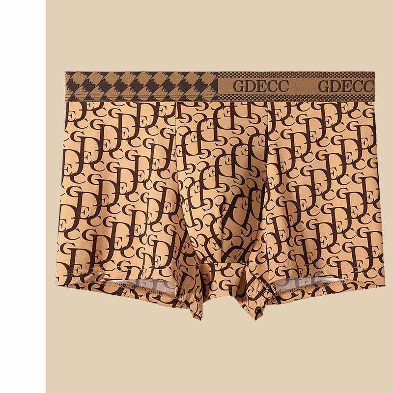 [Bloom the love] Bokserice s markiranim printom Muško donje rublje Seksi gaćice Muške bokserice Bokserice Muške muške gaćice plus veličina L-3XL E-S250