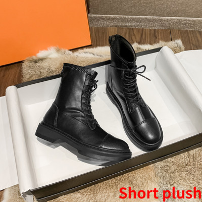 Botine pentru femei 2023 Pantofi cu platformă Cizme negre femei Cizme groase femei Pantofi din femei Chaussure