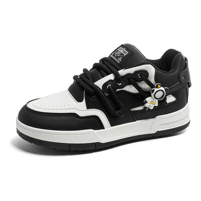 Ανοιξιάτικο casual χοντρό πάτο με στρογγυλή κεφαλή, αντιολισθητικό, άνετο, μαλακό πάτο, παντός τύπου πάνινα παπούτσια Ανδρικά παπούτσια