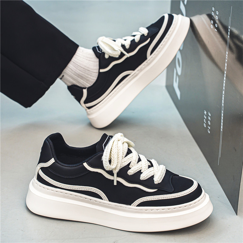 Ανδρικά πάνινα παπούτσια 2023 Άνοιξη με επίπεδη κορδέλα με κορδόνι με αναπνεύσιμο περιστασιακό υπαίθριο αντιολισθητικό Άνετο Μόδα Ευέλικτο Ανδρικά παπούτσια με τάση