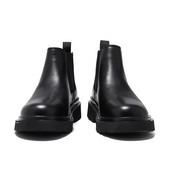 Ghete Chelsea pentru bărbați, cizme din piele în stil englezesc, fabricate din piele de vacă, picioare stabilite, confortabile, purtate la locul de muncă