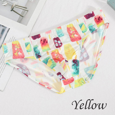 Ανδρικά σέξι μαλακά εμπριμέ εσώρουχα Ανδρικά λεπτά εσώρουχα κολύμβησης Ανδρικά σλιπ μπικίνι με χαμηλή μέση παραλία Εσώρουχα χωρίς ραφές σε Plus Size