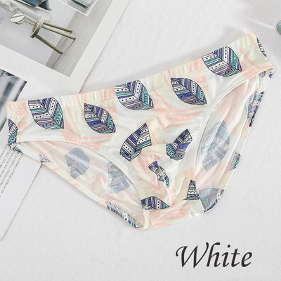 Ανδρικά σέξι μαλακά εμπριμέ εσώρουχα Ανδρικά λεπτά εσώρουχα κολύμβησης Ανδρικά σλιπ μπικίνι με χαμηλή μέση παραλία Εσώρουχα χωρίς ραφές σε Plus Size