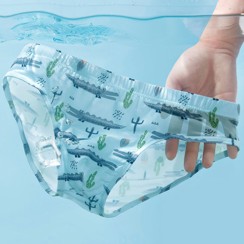 Ανδρικά σέξι μαλακά εμπριμέ εσώρουχα Ανδρικά λεπτά εσώρουχα κολύμβησης Ανδρικά σλιπ μπικίνι με χαμηλή μέση παραλία Εσώρουχα χωρίς ραφές σε Plus Size