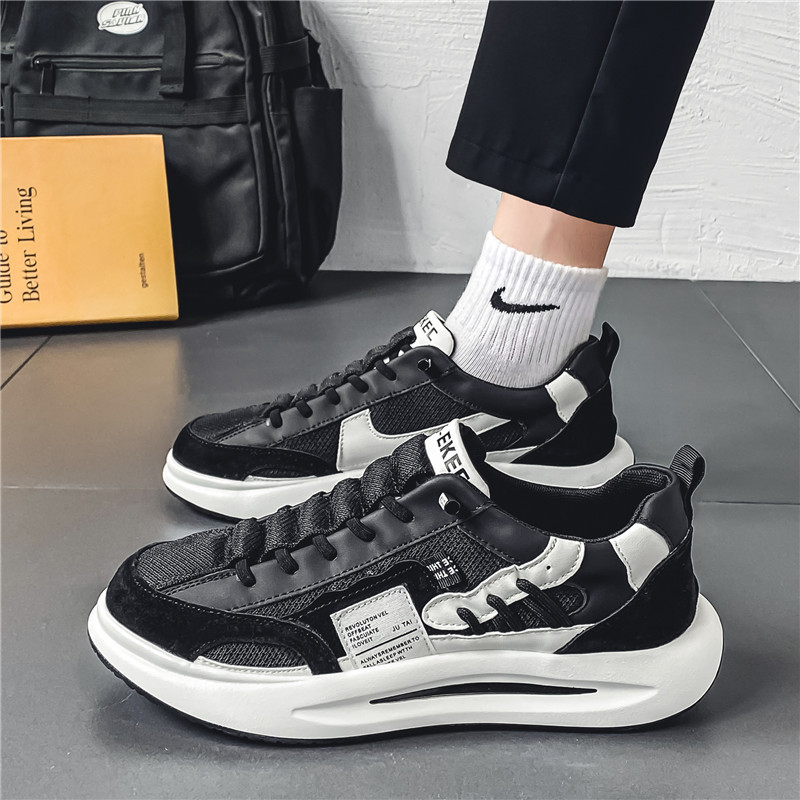 Ανοιξιάτικα Flat Lace-up Ανδρικά παπούτσια Casual Fashion Outdoor Αντιολισθητικά Άνετα, μαλακό κάτω μέρος, μοντέρνα παπούτσια για άνδρες