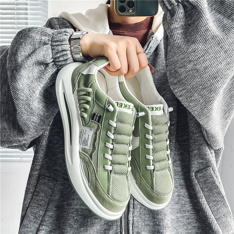 Ανοιξιάτικα Flat Lace-up Ανδρικά παπούτσια Casual Fashion Outdoor Αντιολισθητικά Άνετα, μαλακό κάτω μέρος, μοντέρνα παπούτσια για άνδρες