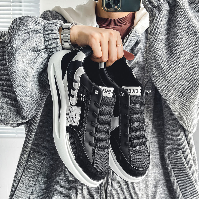 Ανοιξιάτικα Flat Lace-up Ανδρικά παπούτσια Casual Fashion Outdoor Αντιολισθητικά Άνετα, μαλακό κάτω μέρος, μοντέρνα παπούτσια για άνδρες