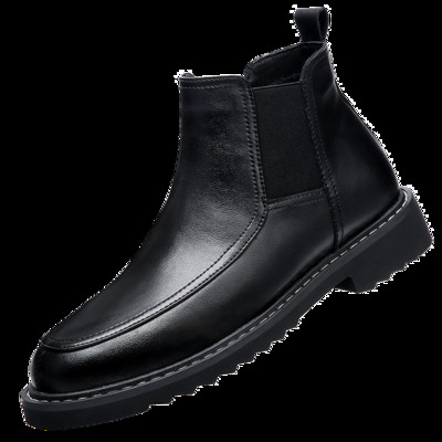 Κλασικό ρετρό στυλ φθινοπωρινές ανδρικές μπότες Chelsea, αδιάβροχες μπότες αδιάβροχες, μπότες μόδας Παπούτσια μοτοσικλέτας