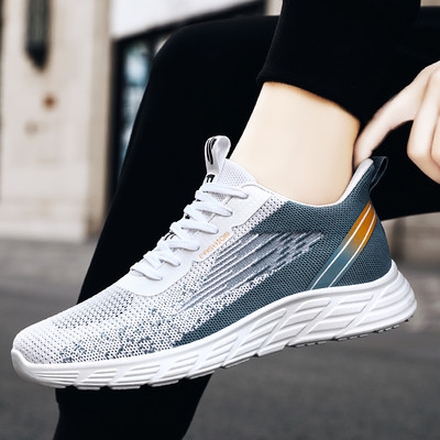 Άνοιξη 2023 Ανδρικά αθλητικά παπούτσια με ίσιο κάτω διχτυωτό κάτω μέρος με αναπνέει, αντιολισθητικά ανδρικά παπούτσια για εξωτερική χρήση