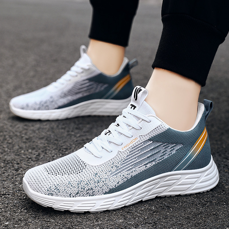 Άνοιξη 2023 Ανδρικά αθλητικά παπούτσια με ίσιο κάτω διχτυωτό κάτω μέρος με αναπνέει, αντιολισθητικά ανδρικά παπούτσια για εξωτερική χρήση