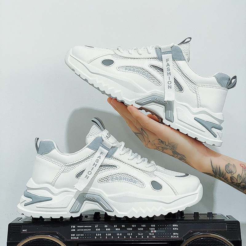 Bărbați de mers pe jos Alergare pantofi comozi de tenis pantofi de modă pentru adulți Classis noi sport pantofi vulcanizați pentru bărbați, solidi, cu șireturi