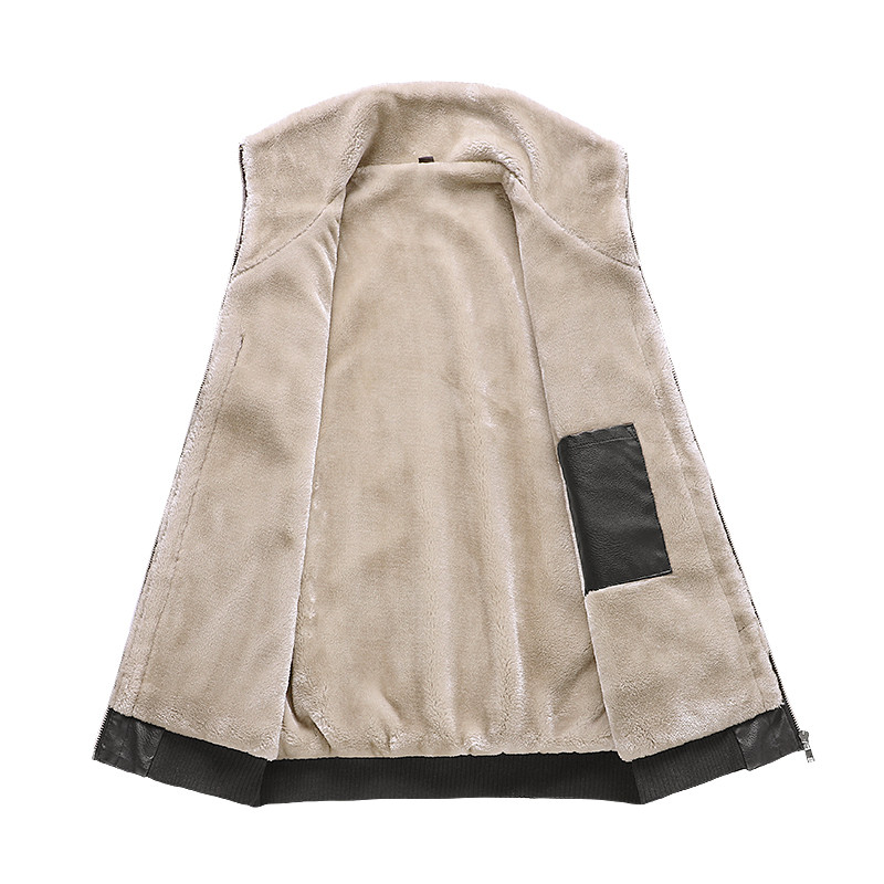 Νέα ανδρικά δερμάτινα μπουφάν μοτοσικλέτας Fashion Biker Vintage δερμάτινο παλτό ανδρικό φλις ζεστό casual επώνυμα ανδρικά ρούχα 2022